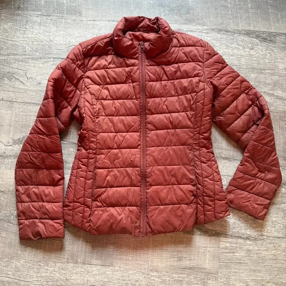 Women's Quilted Jacket - Rust - Picture 1 of 3